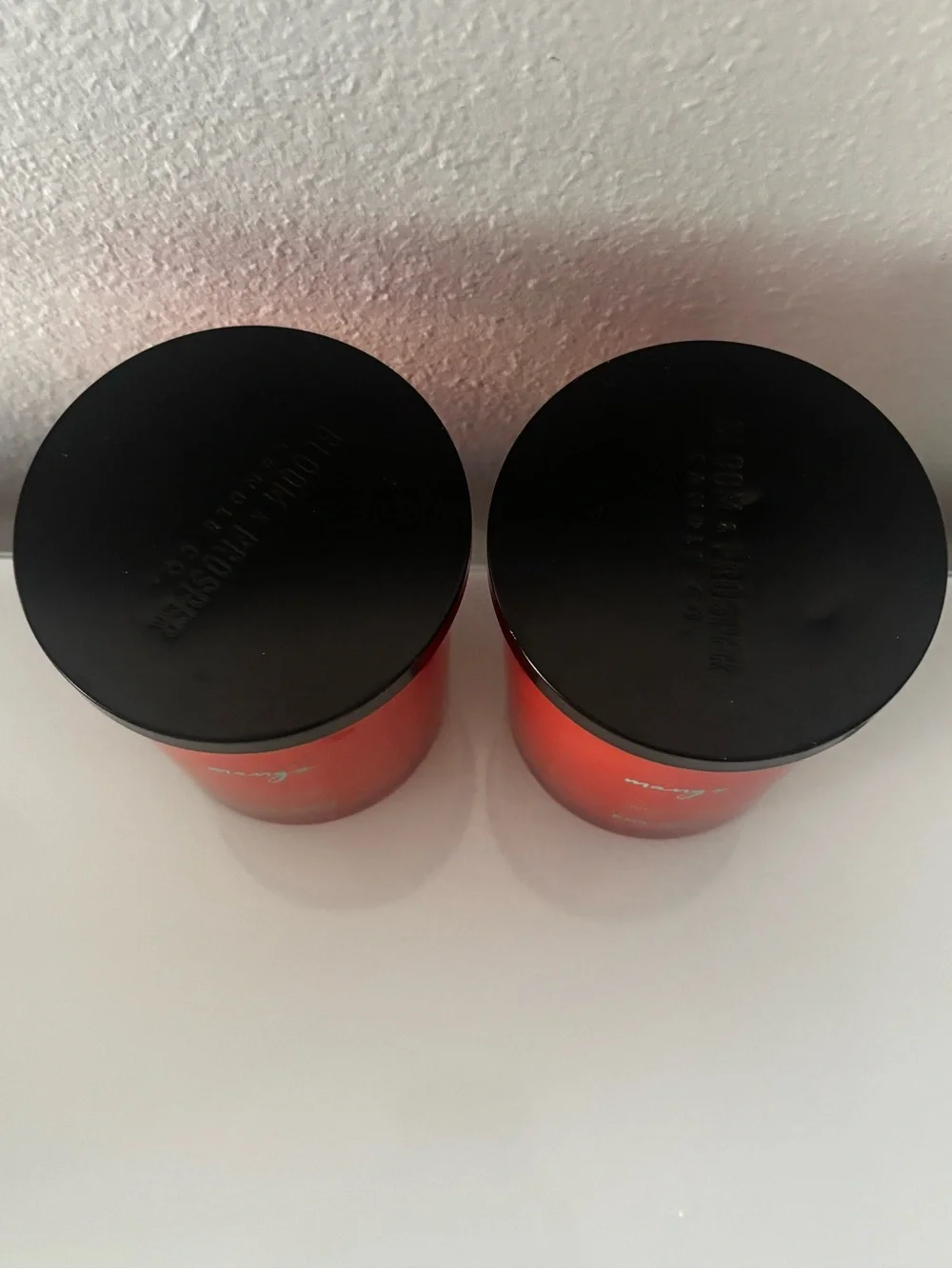 2 New Bloom & Prosper Mango Candle Orange Frosted Glass Tumbler Juicy Lush NEW